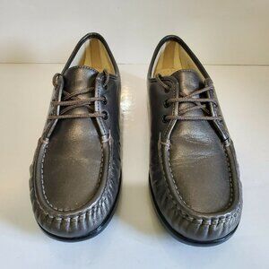 SAS Platinum Leather Soft Step Heel Casual Oxford Shoes Womens Size US 8.5